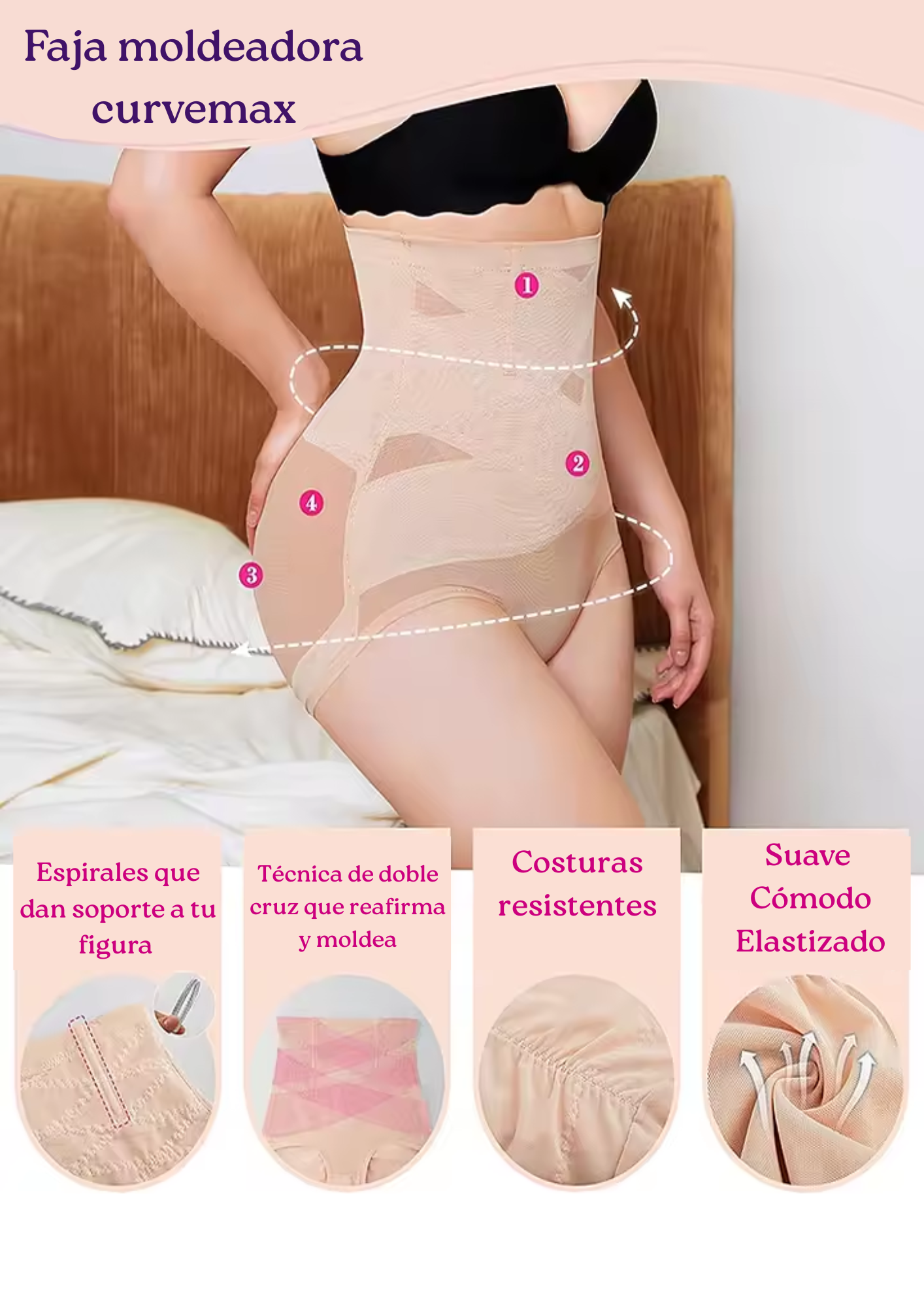 Faja moldeadora curvemax